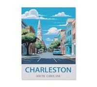 Charleston South Carolina，Jigsaw Puzzles 1000 Pieces for Adults, Classic Puzzle Kids Puzzle Challenging and Difficult Puzzles for Adults and Teens（38x52cm）-EH73