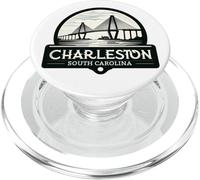 Charleston South Carolina Ravenel Bridge Skyline PopSockets PopGrip for MagSafe