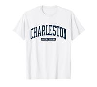 Charleston South Carolina SC College University Style Navy T-Shirt
