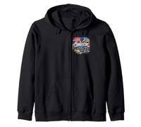 Charleston South Carolina SC USA Fountain Zip Hoodie