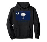 Charleston South Carolina USA State Flag Souvenir Pullover Hoodie