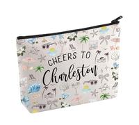 Charleston Trip Lovers Makeup Bag Southern Carolina Getaway Gift Bachelorette Party Gift (Charleston)