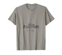 Charleston West Virginia Skyline US Travel Souvenirs T-Shirt