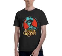 Charley Crockett T Shirt Man's Summer Tee Casual Fashion Short Sleeve Shirts BlackM