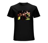 Charlie and The Chocolate Factory Johnny Depp Men T-Shirt Black Unisex Tops Casual Tee XL