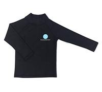 Charlie Banana Unisex Kids Rash Guard - Sunsuit/Swimwear for Boys and Girls, 12-18 Months, Black