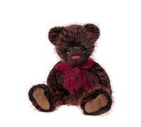 Charlie Bears 2023 | Pluto Collectable Teddy Bear Plush Handmade Soft Planets Red Bow Cute Eyes Embroidered Paws