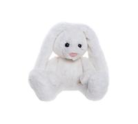 Charlie Bears Bear & Me Bramble Bunny Teddy Bear Blossom White Soft Plush Animal Cute Rabbit Woodland Creature Toy - 12 Inches Tall