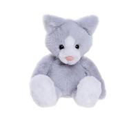 Charlie Bears Bear & Me Puddy Kitten Teddy Bear Cloudy Grey Soft Plush Animal Cute Toy Stuffed 11.5 Inches Tall
