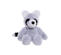 Charlie Bears Bear & Me Riley Raccoon Teddy Bear Soft Cloudy Grey Plush Animal Cute Toy Stuffed - 9.5 Inches Tall