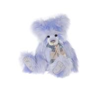 Charlie Bears - Cassidy | Secret Collection Plush Teddy Bear, Lilac, Scarf, Handmade, Collectable, Fully Jointed, Ages 3+