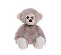 Charlie Bears Cheeky Monkey - Bear & Me Pebble Grey Super Soft Plush Character Stuffed Animal Toy Gift for Newborns, Kids, and Adults - 29cm/11.5" Tall