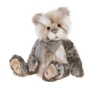 Charlie Bears Conor | Plush Teddy Bear | Clocktower Collection | 37 CM Grey