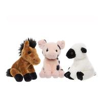 Charlie Bears Cuddle Cub Horse, Lamb, Pig Bundle