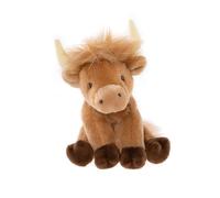 Charlie Bears Cuddle Cubs Highland Cow Plush Teddy Toy Soft Stuffed Animal Bear Cute