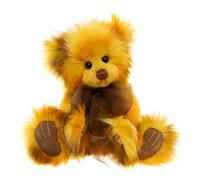 Charlie Bears Cuddlesworth | Five-Way Jointed Plush Cute Yellow Orange Plush Collectable
