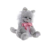 Charlie Bears Dibbinsdale Teddy Bear Kitten Feline Grey 14 Inches Tall Cuddly Toy