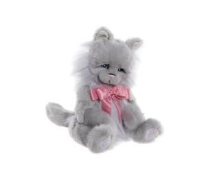 Charlie Bears Dibbinsdale Teddy Bear Kitten Feline Grey 14 Inches Tall Cuddly Toy