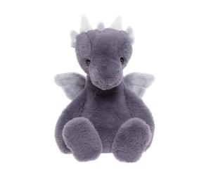 Charlie Bears Draco Dragon - Bear & Me Soft Lavender L - Plush Soft Toy Detailed Mythical Magical Creature Character - Suitable from Birth, Baby Safe, Gift for Toddler, Child, Kid, All Ages