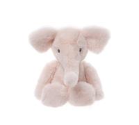 Charlie Bears Effie Elephant - Bear & Me Bubblegum Pink Super Soft Plush Newborn Toddler Child Gift Stuffed Animal Toy - 20cm/8" Tall
