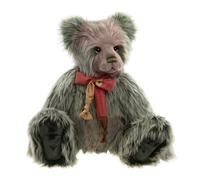 Charlie Bears Evans | Large Green Luxurious Five-Way Jointed Plush Collectable Gift