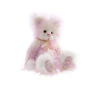 Charlie Bears - Lara | 2021 Plumo Pink Teddy Bear | Limited Edition (3000 Pieces) Cuddle Time Exclusive - 16"