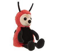 Charlie Bears Leaf Ladybird Rose Red M
