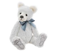 Charlie Bears Light Grey Plush Collectable Teddy Bear Burton