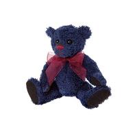 Charlie Bears - Mini Teddy Bear Keyring - 13cm Collectible Fluffy Plush Cute Keychain (Denim)