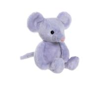 Charlie Bears Pip Mouse - Bear & Me Silvery Grey Mouse Plush Soft Toy Stuffed Animal Suitable from Birth - 18cm/7" Tall