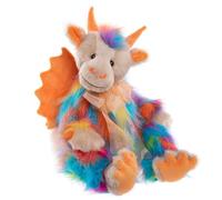 Charlie Bears Rainbows End 2024 | Multicoloured Unique Dragon Plush Collectable