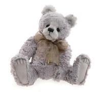 Charlie Bears Ronan Grey Teddy Bear Plush - Collectable Cuddly Soft Gift -13"