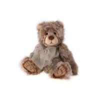 Charlie Bears - Rumbles | Plush Teddy Bear, Secret Collection, Handmade, Fully Jointed, Organza Bow, Ages 3+