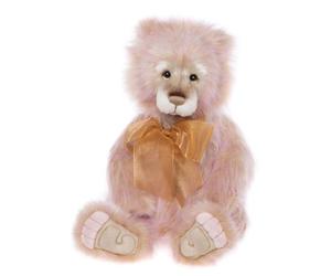 Charlie Bears - Sunset | 2023 Long Plush Pink Teddy Bear Collectable Toy