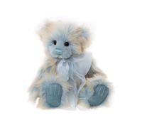 Charlie Bears Tuesday Blue Plush Teddy Bear - Soft, Cute & Huggable Collectible Stuffed Animal for Kids & Adults