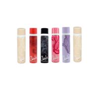 Charlie Body Spray 75ml Mix Pack Of 6 Deodorant Black, Chic, Pink, Red