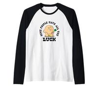 Charlie Brown All The Luck in The World Raglan Baseball Tee