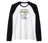 Charlie Brown & Snoopy Football State Champs Raglan Baseball Tee