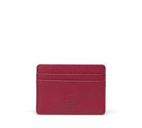 Charlie Cardholder Vegan Leather, Cherry Red