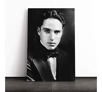 Charlie Chaplin (2) Canvas Print | Gallery Wrapped 30mm Frame Wall Art | 20x14 inches | Ready to Hang | Modern Picture | Living Room Bedroom Lounge Office