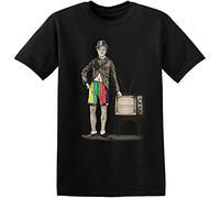 Charlie Chaplin Men T Shirt Black