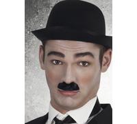 Charlie Chaplin Style Stick On Black Fake Moustache