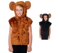 Charlie Crow Brown Monkey costume for kids one size 3-8 Years.