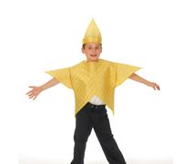 Charlie Crow Gold Star Nativity Costume for kids one size 3-8 Years.