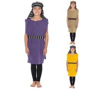 Charlie Crow Jacob Shepherd Innkeeper Costume for Kids one size 3-8 Years. (Purple)