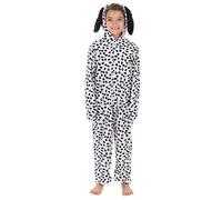 Charlie Crow Suede Dalmatian Costume Lite for Kids 7-9 Years