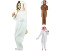 Charlie Crow White fur Rabbit Costume for Kids 3-5 Years