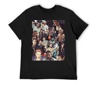 Charlie Hunnam Pun Humor Printed Tee Witty Saying Cotton Short Sleeve Funny Shirt Black