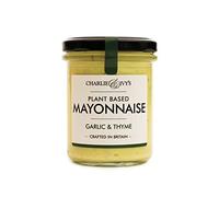 Charlie & Ivy's Garlic & Thyme Plant Based Mayonnaise 190g - Crafted in Britain - Artisan Vegan Mayonnaise