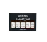 Charlie & Ivy's Oil & Balsamic Box 5 x 100ml - British Bread Dipping Oils - Great to dip, dress and drizzle